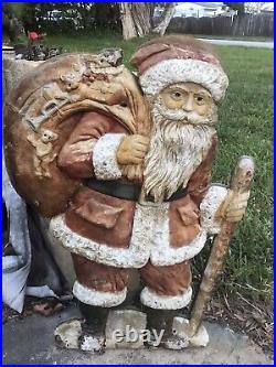 Vintage Early 1900's Rare X Large 38 Store Shop Germany Santa Clause Display