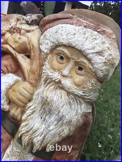Vintage Early 1900's Rare X Large 38 Store Shop Germany Santa Clause Display