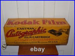 Vintage Eastman Kodak Autographic Film Cartridge Metal Store Display