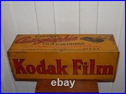 Vintage Eastman Kodak Autographic Film Cartridge Metal Store Display