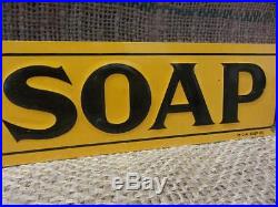 Vintage Embossed Good Will Soap Sign #3 Antique Old Goodwill Kitchen Bath 9485