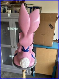 Vintage Energizer Bunny Store Display Hard Plastic Blowmold 21 Inches Tall