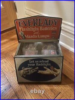Vintage Eveready Battery Store Display