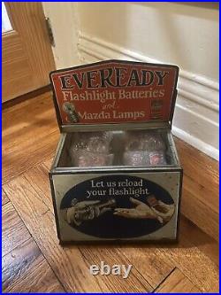 Vintage Eveready Battery Store Display