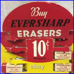 Vintage Eversharp Erasers For Mechanical Pencils Store Display