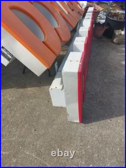 Vintage FAMILY DOLLAR Lighted Store Sign Architectural Steel ALLEN INDUSTRIES US