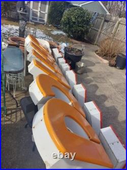 Vintage FAMILY DOLLAR Lighted Store Sign Architectural Steel ALLEN INDUSTRIES US