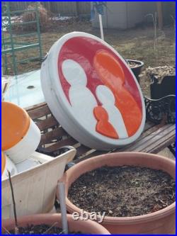 Vintage FAMILY DOLLAR Lighted Store Sign Architectural Steel ALLEN INDUSTRIES US