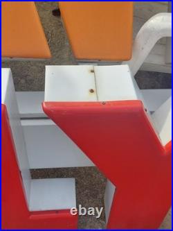 Vintage FAMILY DOLLAR Lighted Store Sign Architectural Steel ALLEN INDUSTRIES US