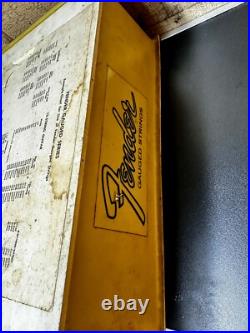 Vintage Fender String Display