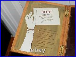 Vintage Flex-let Watch Bands Wooden Store Display