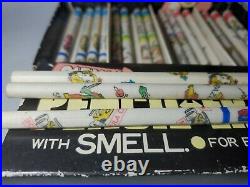 Vintage Flexible Pencil or Eraser New Old Stock Store Display 19 Total
