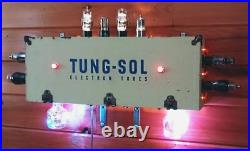 Vintage Folk Art Lighted Sign Advertising Display Tung-Sol Electron Power Tube