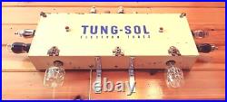 Vintage Folk Art Lighted Sign Advertising Display Tung-Sol Electron Power Tube