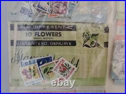 Vintage Foreign Stamps Store Display Printed in England 12X 16
