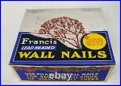 Vintage Francis Lead Headed Nails Store Display Movie Prop