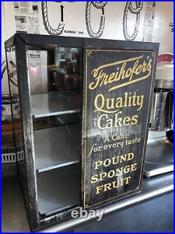 Vintage Freihofers Cake Display Cabinet/countertop Display General Store