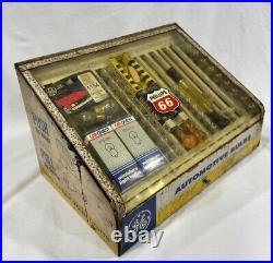 Vintage GE Automotive Dealer Bulb Display Brake Light Headlight with Bulbs NOS VTG