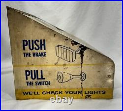 Vintage GE Automotive Dealer Bulb Display Brake Light Headlight with Bulbs NOS VTG