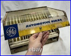 Vintage GE Automotive Dealer Bulb Display Brake Light Headlight with Bulbs NOS VTG