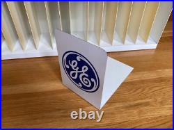 Vintage GE Projector Lamps Metal Store Display + GE Logo Sign by A. M. D. Co. USA