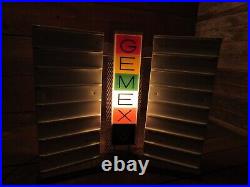 Vintage GEMEX fine WATCHBANDS Watchbands Advertising Store Display Light Works