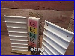 Vintage GEMEX fine WATCHBANDS Watchbands Advertising Store Display Light Works