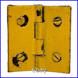 Vintage GUIGNOL JC Marionettes Display Advertising Wooden Sign Yellow Black