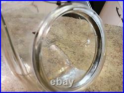 Vintage Gardner GO B-TWEENS 5c Lg Glass Jar General Store Display Barrett Food