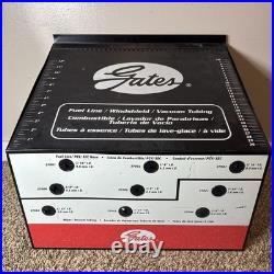 Vintage Gates Fuel Windshield Vacuum Lines Metal Cabinet Advertising Display