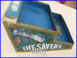 Vintage General Store 5 Cent Life Savers Candy Counter Top Display NO RESERVE