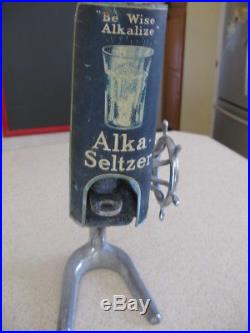 Vintage General Store Alka Seltzer Counter Top Store Display NO RESERVE