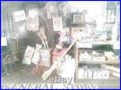 Vintage General Store Diorama highly detailed 1940s-50s