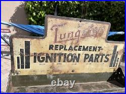 Vintage Genuine Tungsten Replacent Parts Counter 4 shelf Display Cabinet 1950 s