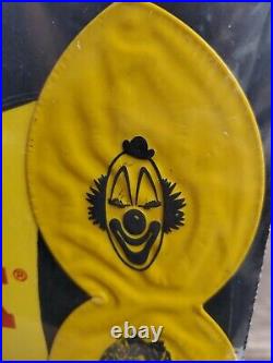 Vintage Giant Qualatex Clown Balloon with Store Display 8.5X 12 RARE NEW