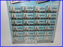 Vintage Gibson Double Edge Blades Store Display 24 BOXES RARE