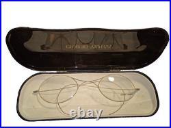 Vintage Giorgio Armani 14.5x6 LARGE GLASSES DISPLAY With Case Memorabilia