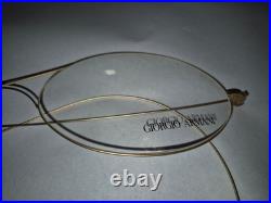 Vintage Giorgio Armani 14.5x6 LARGE GLASSES DISPLAY With Case Memorabilia
