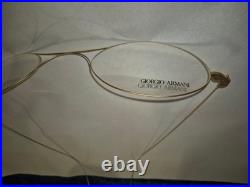 Vintage Giorgio Armani 14.5x6 LARGE GLASSES DISPLAY With Case Memorabilia