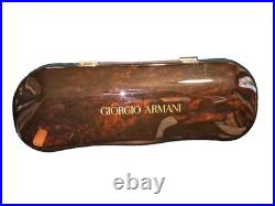 Vintage Giorgio Armani 14.5x6 LARGE GLASSES DISPLAY With Case Memorabilia