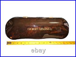 Vintage Giorgio Armani 14.5x6 LARGE GLASSES DISPLAY With Case Memorabilia