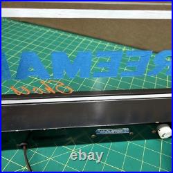Vintage Glass Light Up Sign Freeman Shoe boot Advertising Store Counter Display
