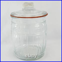 Vintage Glass Store Counter Display Peanuts Cookies Biscuits Italy