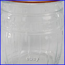 Vintage Glass Store Counter Display Peanuts Cookies Biscuits Italy