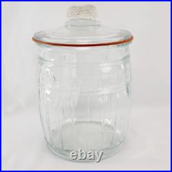 Vintage Glass Store Counter Display Peanuts Cookies Biscuits Italy