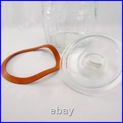 Vintage Glass Store Counter Display Peanuts Cookies Biscuits Italy