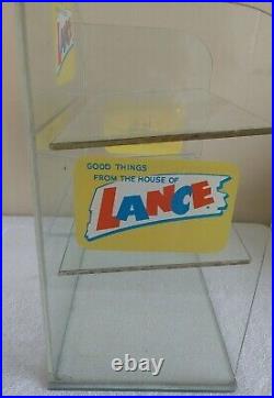 Vintage Good Things from the House Of Lance Cracker & Snack Glass Display Case