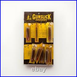 Vintage Gun slick Brushes Display And Brushes
