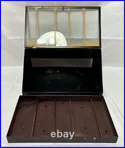 Vintage H. B Ives Co Hardware Store Countertop Metal &Glass Display Case Gilt