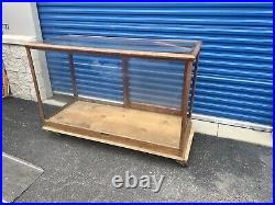 Vintage H. S. B. General Store Display Case Glass & Wood Hibbard Spencer Bartlett